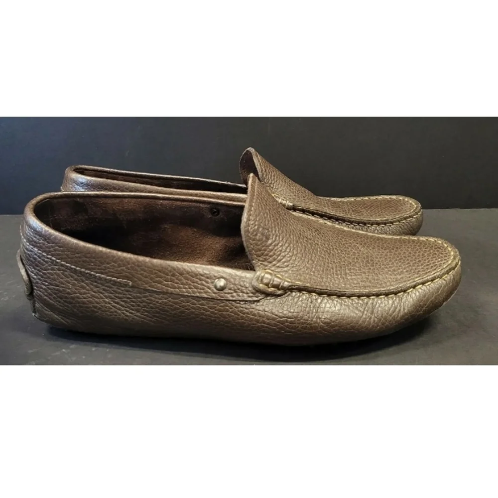 Men's TOD'S Brown Driving Leather Loafers US Sz‎ 7.5